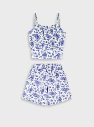 16-226241-0 Energiers Σετ μπλούζα σορτς κορίτσι φλοράλ
