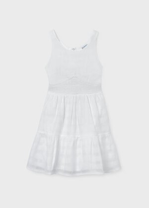 26-06913-094 Mayoral Φόρεμα κορίτσι λευκό