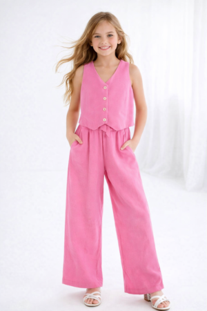 13615438 Babylon Σετ γιλέκο παντελόνα κορίτσι τύπος