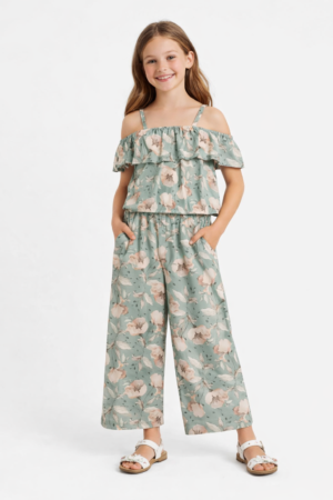 126-522101-1 Funky Σετ μπλούζα παντελόνα κορίτσι φλοράλ