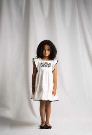 266236 Ebita Φόρεμα κορίτσι λευκό