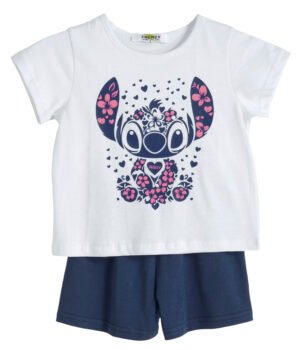 62615546 Frenzy Σετ μπλούζα σορτς κορίτσι λευκό μαρέν