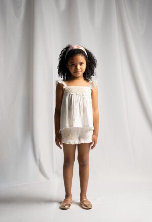 266275 Ebita Σετ μπλούζα σορτς κορίτσι λευκό