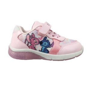 D14638 Disney Ανατομικό Sneakers με φωτάκια κορίτσι stitch