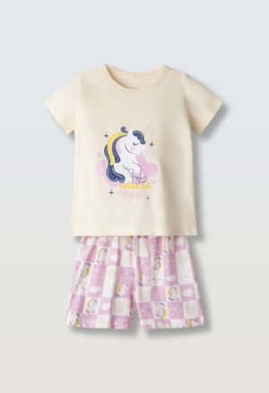 H-628 Ebita Πιτζάμα κορίτσι εκρού