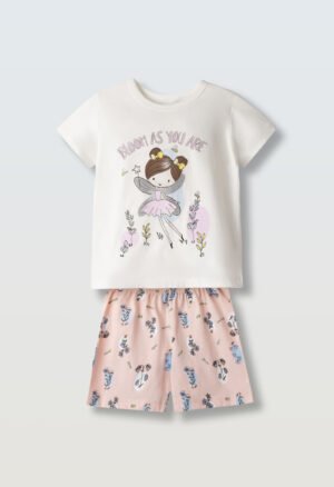 H-629 Ebita Πιτζάμα κορίτσι λευκό