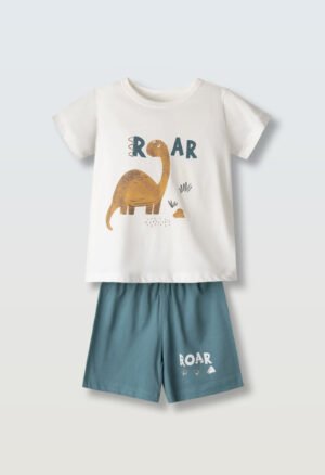 H-632 Hashtag Πιτζάμα αγόρι λευκό