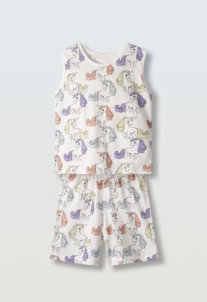 H-635 Ebita Πιτζάμα κορίτσι λευκό