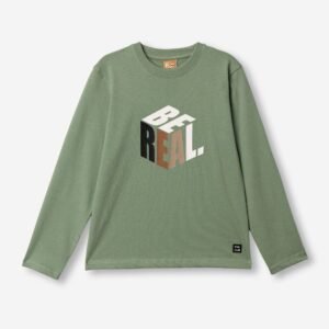 227-106100-4 Funky Μπλούζα αγόρι χλόη