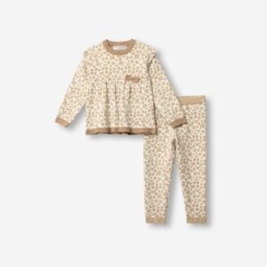 227-723121-1 Funky Σετ μπλούζα παντελόνα κορίτσι allover animal print
