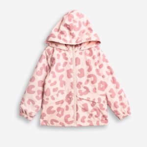227-718110-1 Funky Τζάκετ με κουκούλα allover animal print κορίτσι ροζ allover