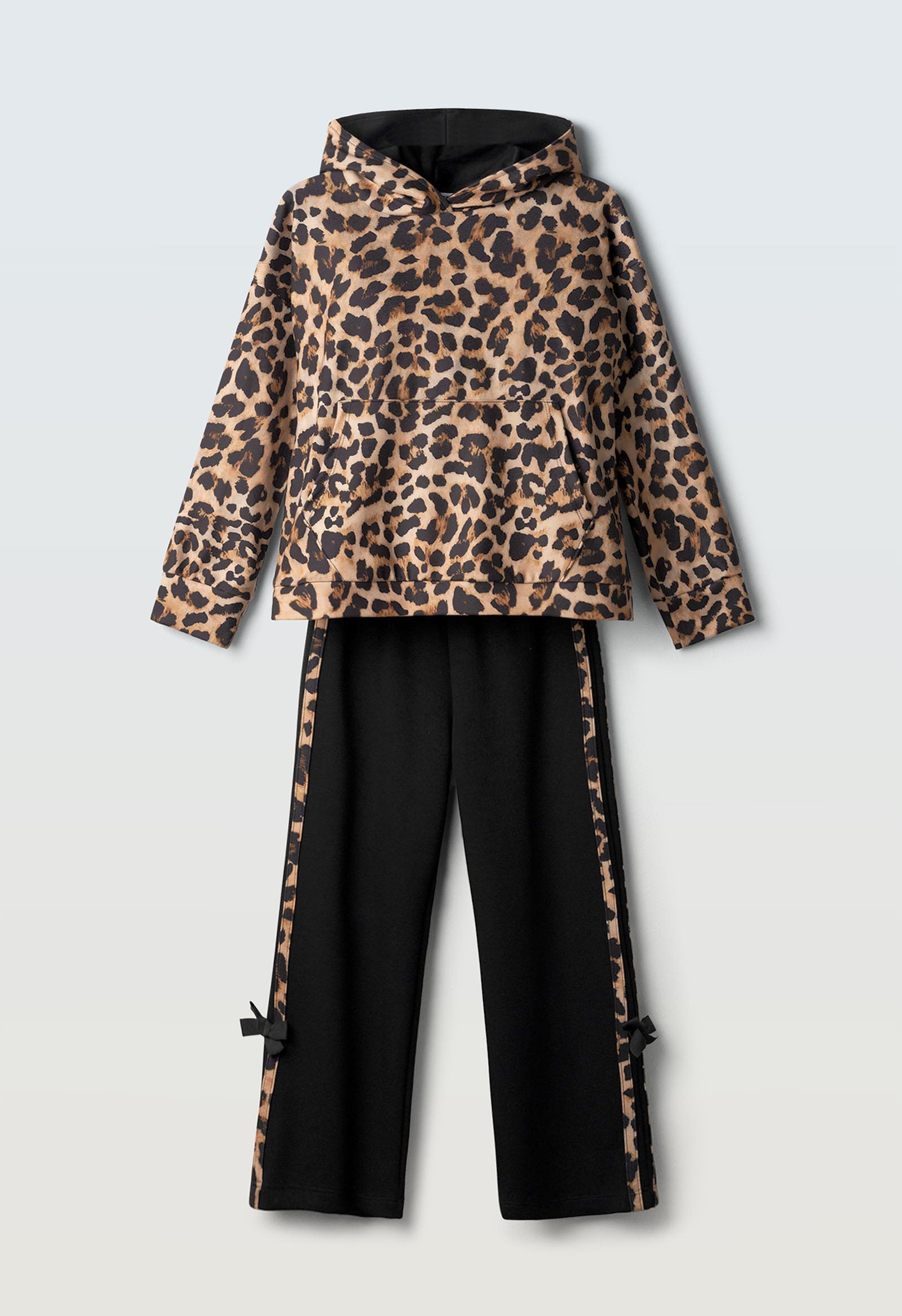 267034 Ebita Σετ φόρμα αχνούδιαστη κορίτσι animal print