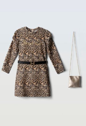 267068 Ebita Φόρεμα με τσαντάκι κορίτσι animal print