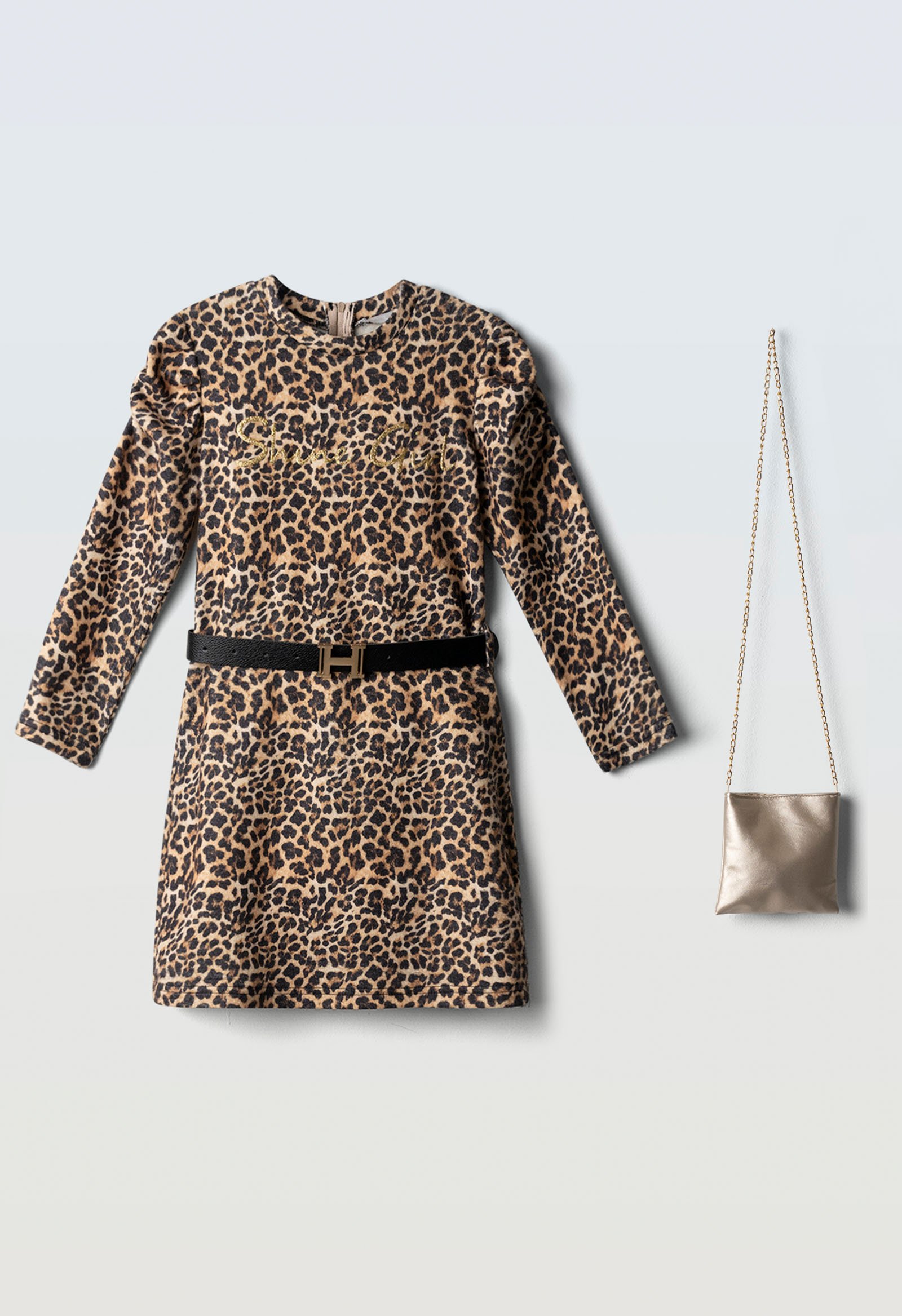267068 Ebita Φόρεμα με τσαντάκι κορίτσι animal print